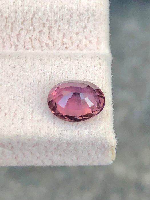 1.59 Ct Pink Sapphire | Natural Purplish Pink Sapphire | Certified Loose Sapphire | Oval Cut Gemstone | September Birthstone