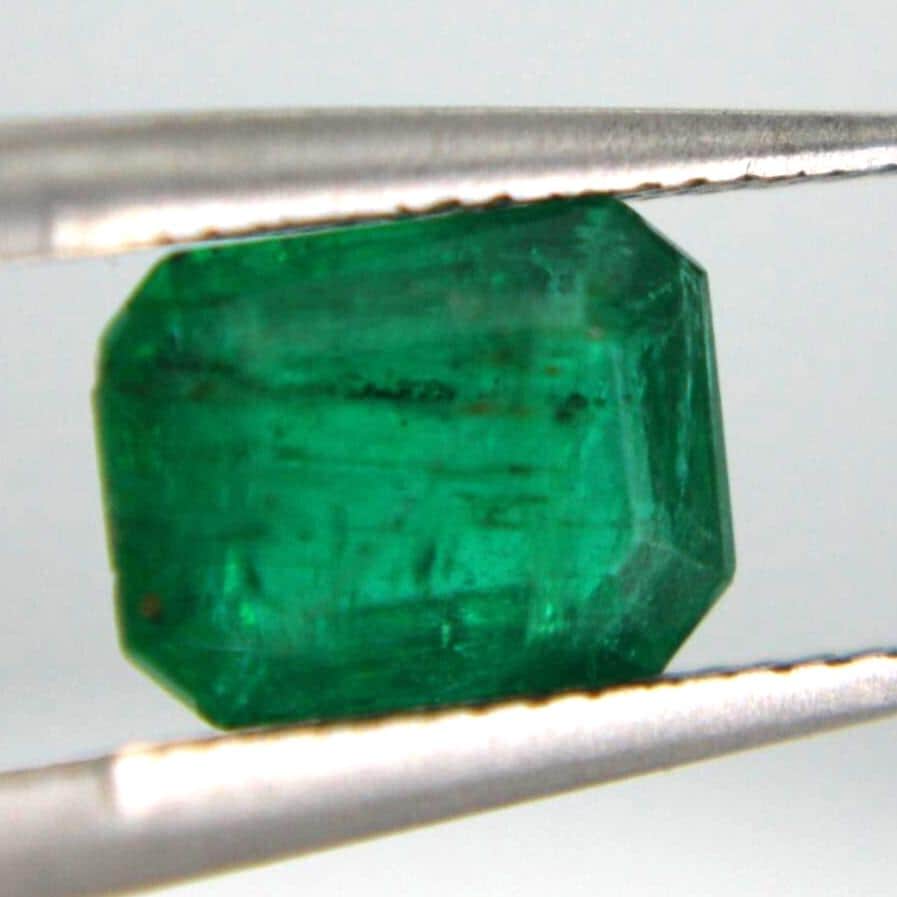 Certified Natural Emerald Gemstone | 1.41 Ct Octagon Cut Green Beryl (May Birthstone)