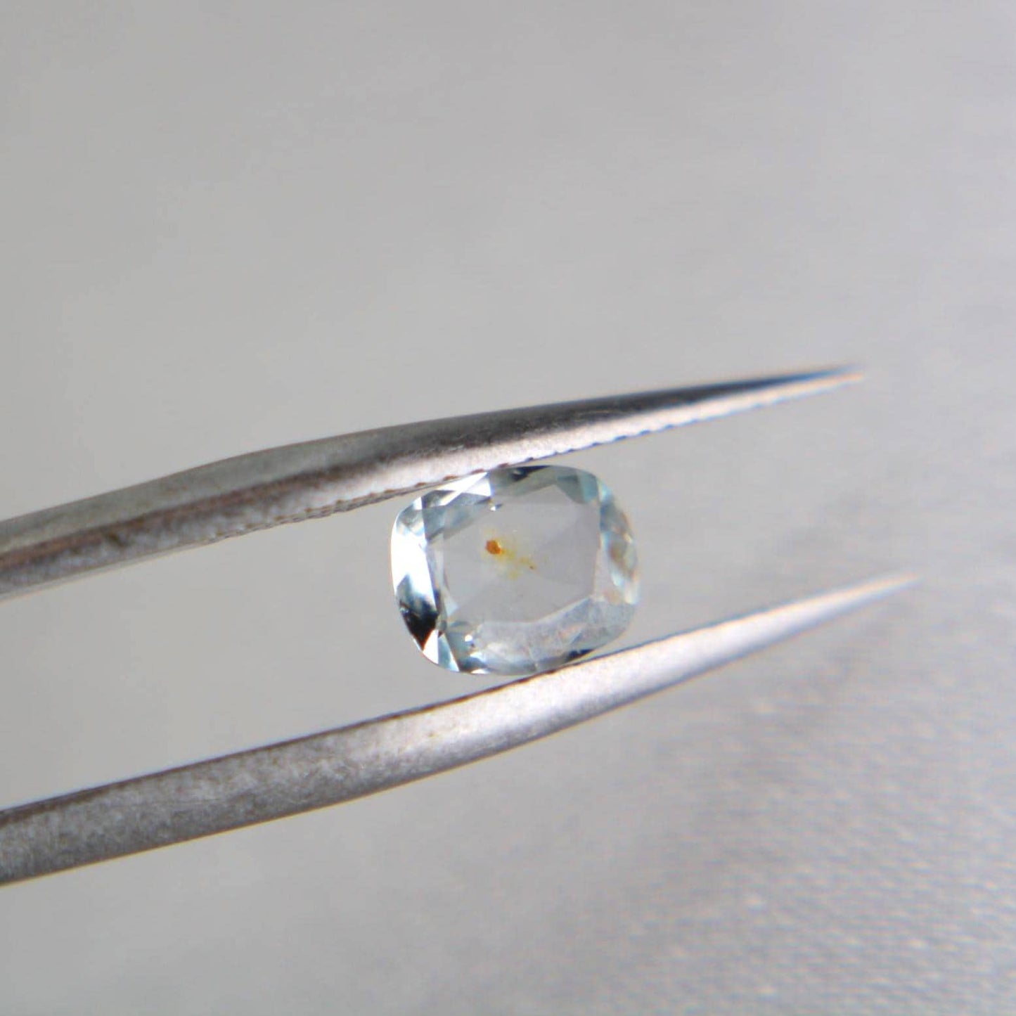 Unheated Montana Sapphire 0.50 ct Cushion Cut Loose Gemstone | Icy Blue Natural Sapphire