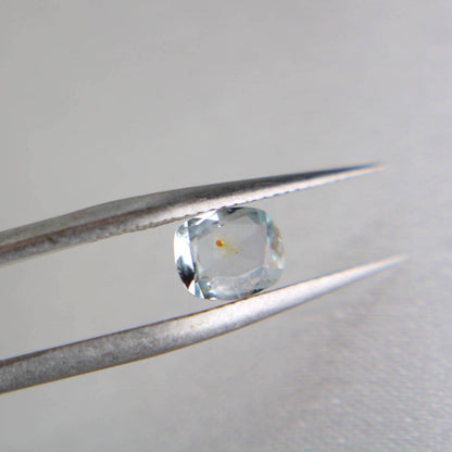 Unheated Montana Sapphire 0.50 ct Cushion Cut Loose Gemstone | Icy Blue Natural Sapphire
