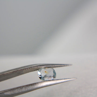 Unheated Montana Sapphire 0.50 ct Cushion Cut Loose Gemstone | Icy Blue Natural Sapphire