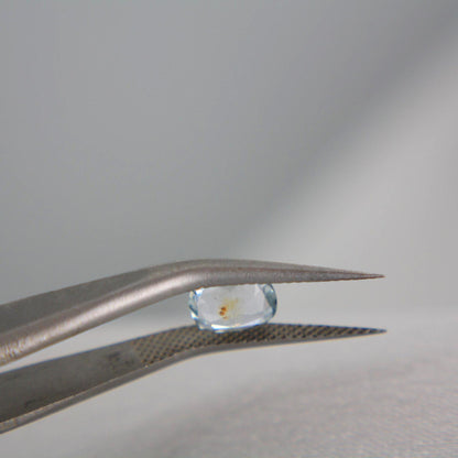 Unheated Montana Sapphire 0.50 ct Cushion Cut Loose Gemstone | Icy Blue Natural Sapphire