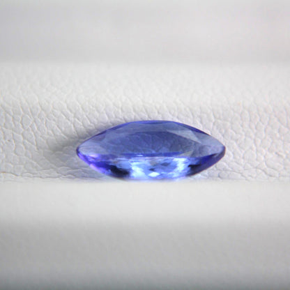 Natural Tanzanite 0.96 Ct Marquise Cut Gemstone | Intense Purplish Blue Zoisite | Certified Loose Gem