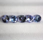 5 Natural Bi-Color Tanzanites 2.07 TCW Certified Gemstone Lot | Round Cut Tanzanite Parcel