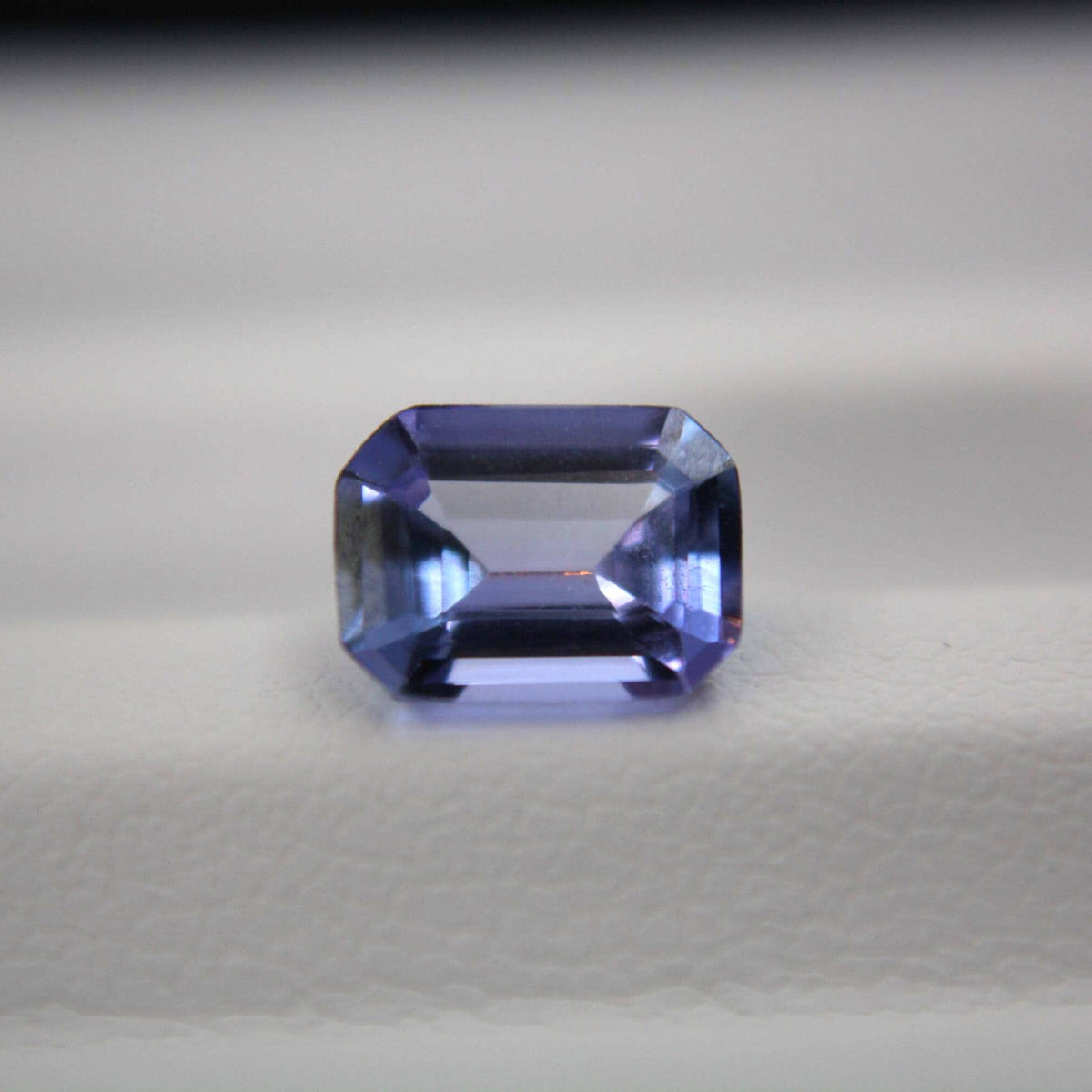 Natural Tanzanite Gemstone | 1.26 Ct Emerald Cut Blue Violet (IGI Certified)