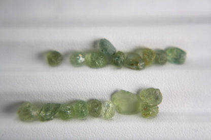 Montana Blue Green Sapphire Rough Lot 10 Ct | Natural Unheated Montana Sapphire Rough | Faceting Material