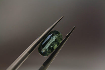 Green, Blue Unheated Sapphire - 1.07 ct - International Gemological Institute (IGI)