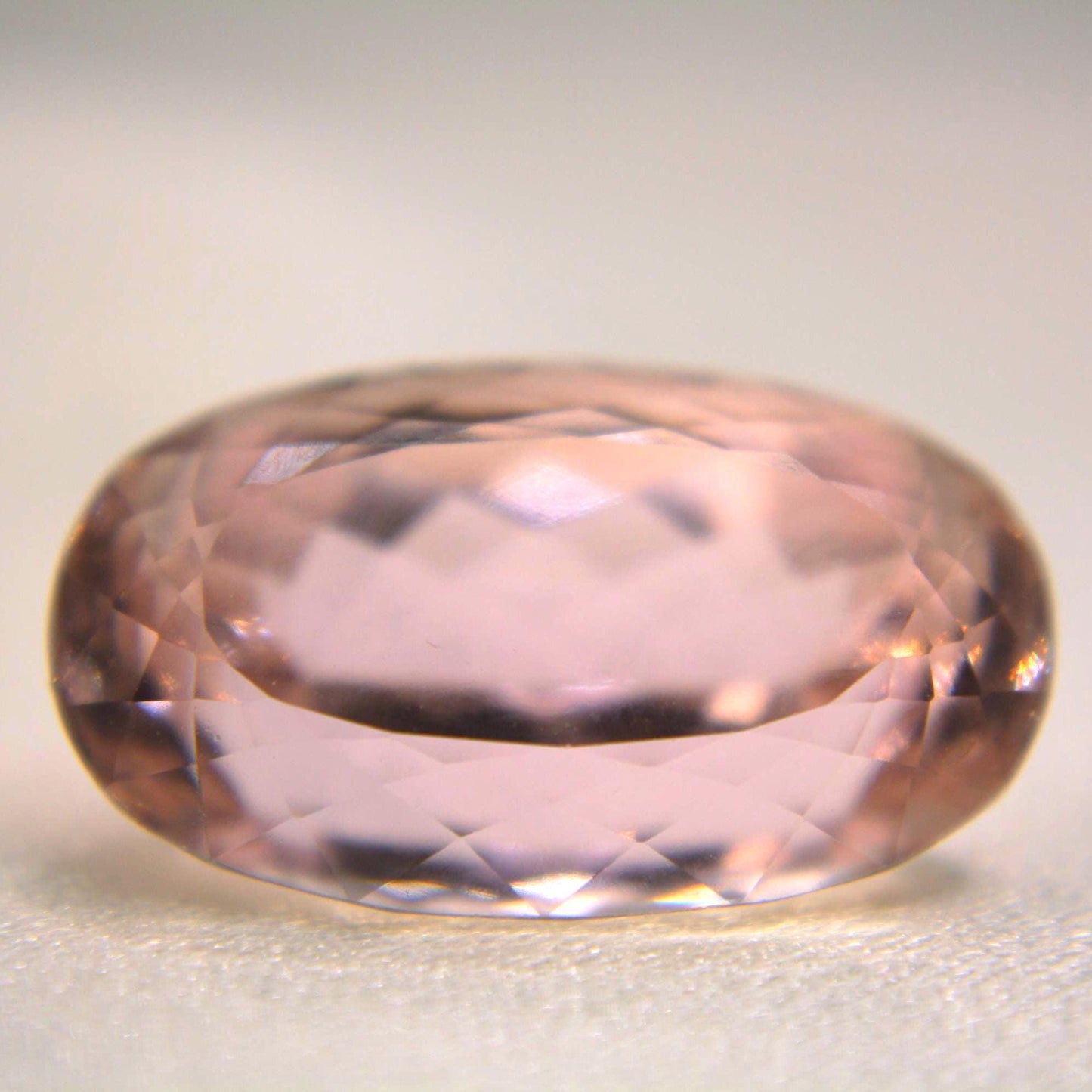 Natural Kunzite Gemstone | 23 Ct Oval Cut Blush Pink Spodumene for Jewelry