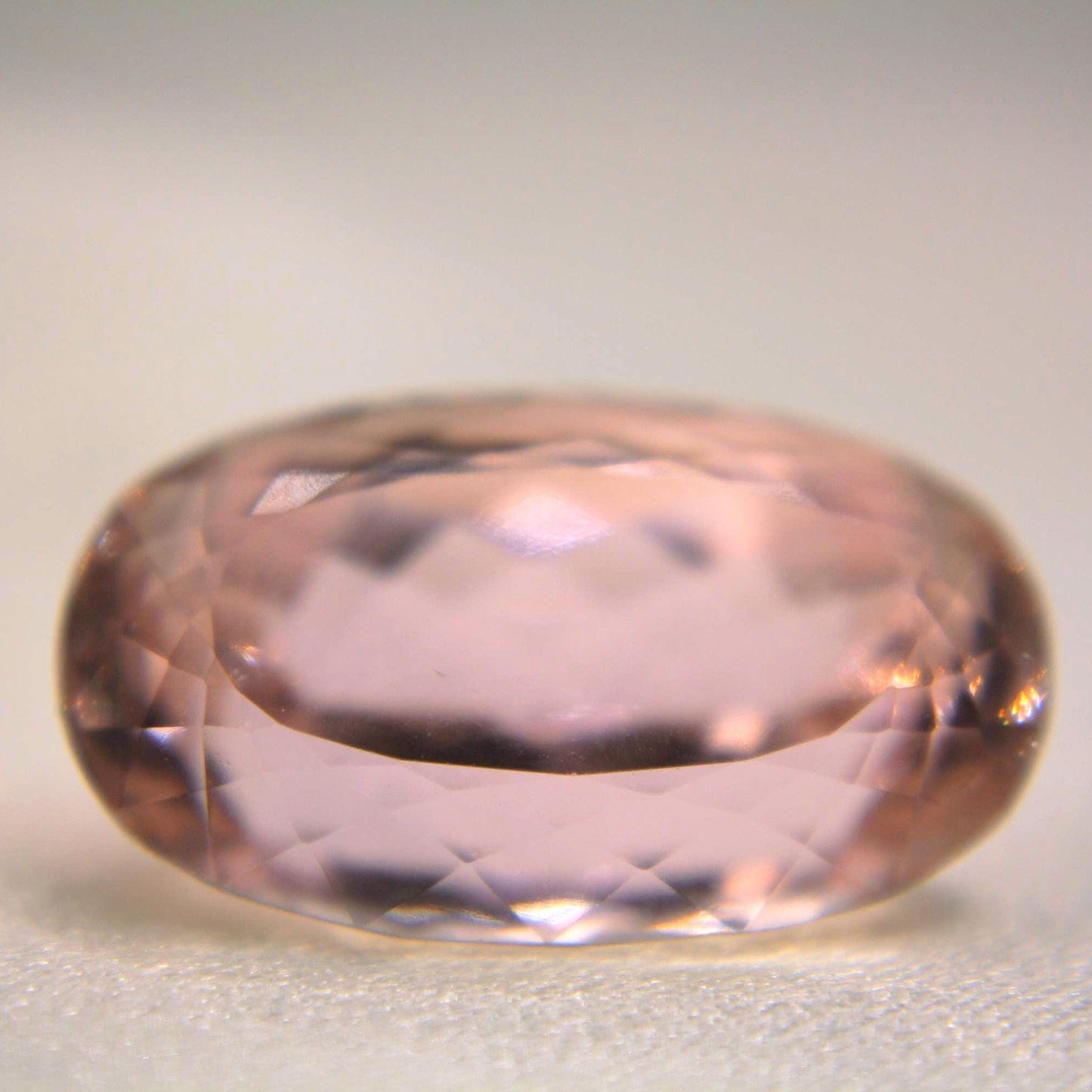 Natural Kunzite Gemstone | 23 Ct Oval Cut Blush Pink Spodumene for Jewelry