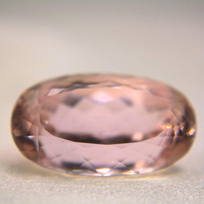 Natural Kunzite Gemstone | 23 Ct Oval Cut Blush Pink Spodumene for Jewelry