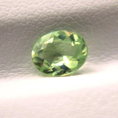 Natural Yellow Green Chrysoberyl Oval Gemstone | 0.47 Ct IGI Certified Collector Stone