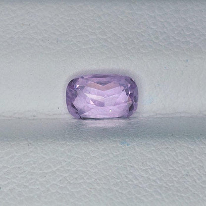 1.00 Ct Cushion Cut Unheated Purple Sapphire | IGI Certified Lavender Gemstone