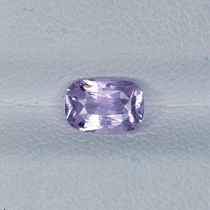 1.00 Ct Cushion Cut Unheated Purple Sapphire | IGI Certified Lavender Gemstone