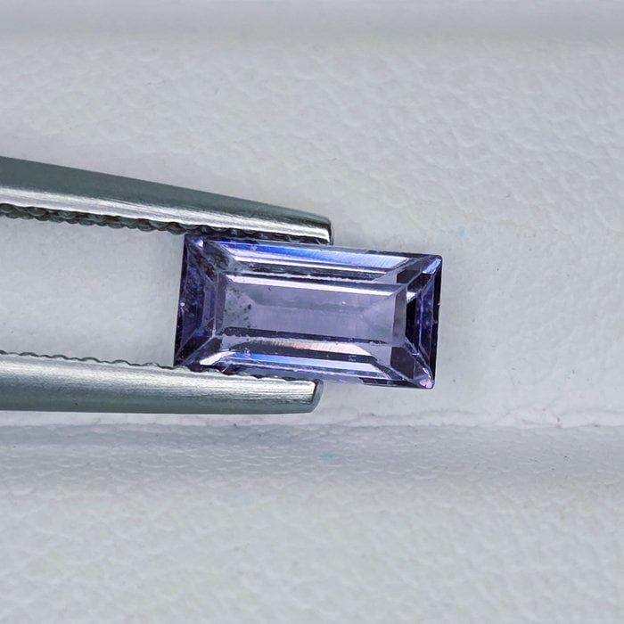 Light Purple Spinel Gemstone | Rectangular Step Cut, Untreated, IGI Certified