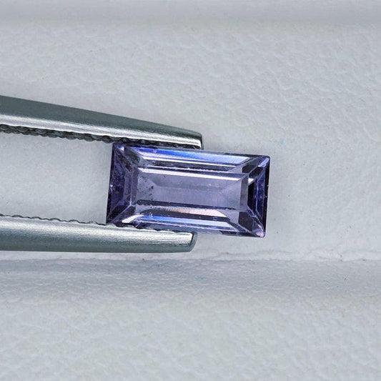 Light Purple Spinel Gemstone | Rectangular Step Cut, Untreated, IGI Certified