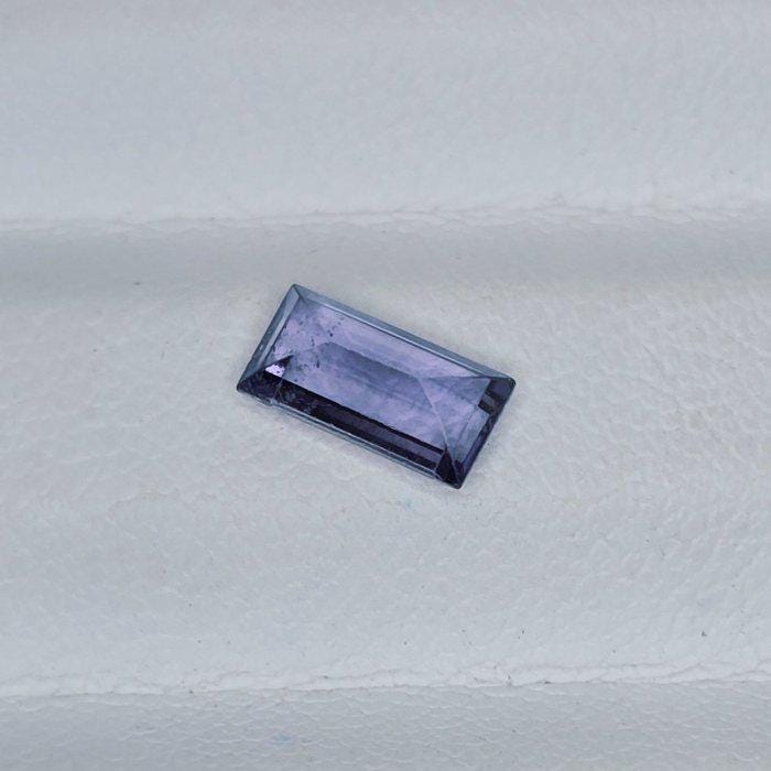 Light Purple Spinel Gemstone | Rectangular Step Cut, Untreated, IGI Certified