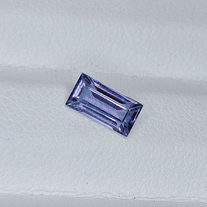 Light Purple Spinel Gemstone | Rectangular Step Cut, Untreated, IGI Certified