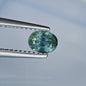 IGI Certified Greenish Blue Sapphire 0.81 Ct | Natural Heated Sapphire | Teal Sapphire | Oval Cut Loose Gemstone
