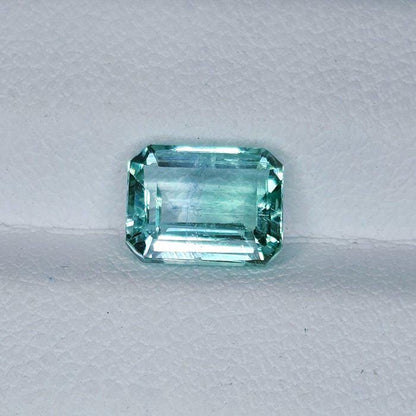 Natural Emerald Gemstone | 1.05 Ct Emerald Cut Light Green (IGI Certified)