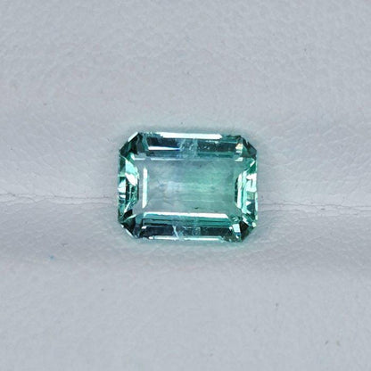 Natural Emerald Gemstone | 1.05 Ct Emerald Cut Light Green (IGI Certified)