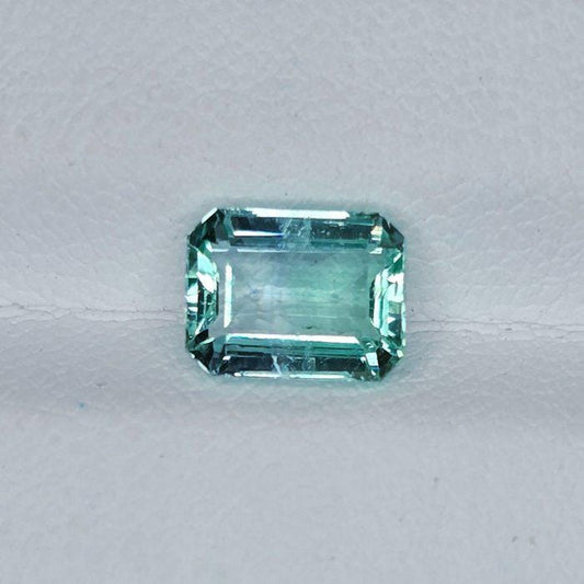 Natural Emerald Gemstone | 1.05 Ct Emerald Cut Light Green (IGI Certified)