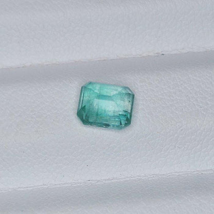 IGI Certified Natural Emerald Gemstone | 1.04 Ct Emerald Cut Green Beryl May Birthstone