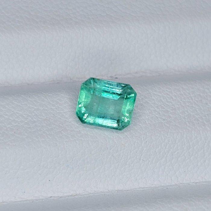 IGI Certified Natural Emerald Gemstone | 1.04 Ct Emerald Cut Green Beryl May Birthstone