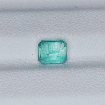 IGI Certified Natural Emerald Gemstone | 1.04 Ct Emerald Cut Green Beryl May Birthstone