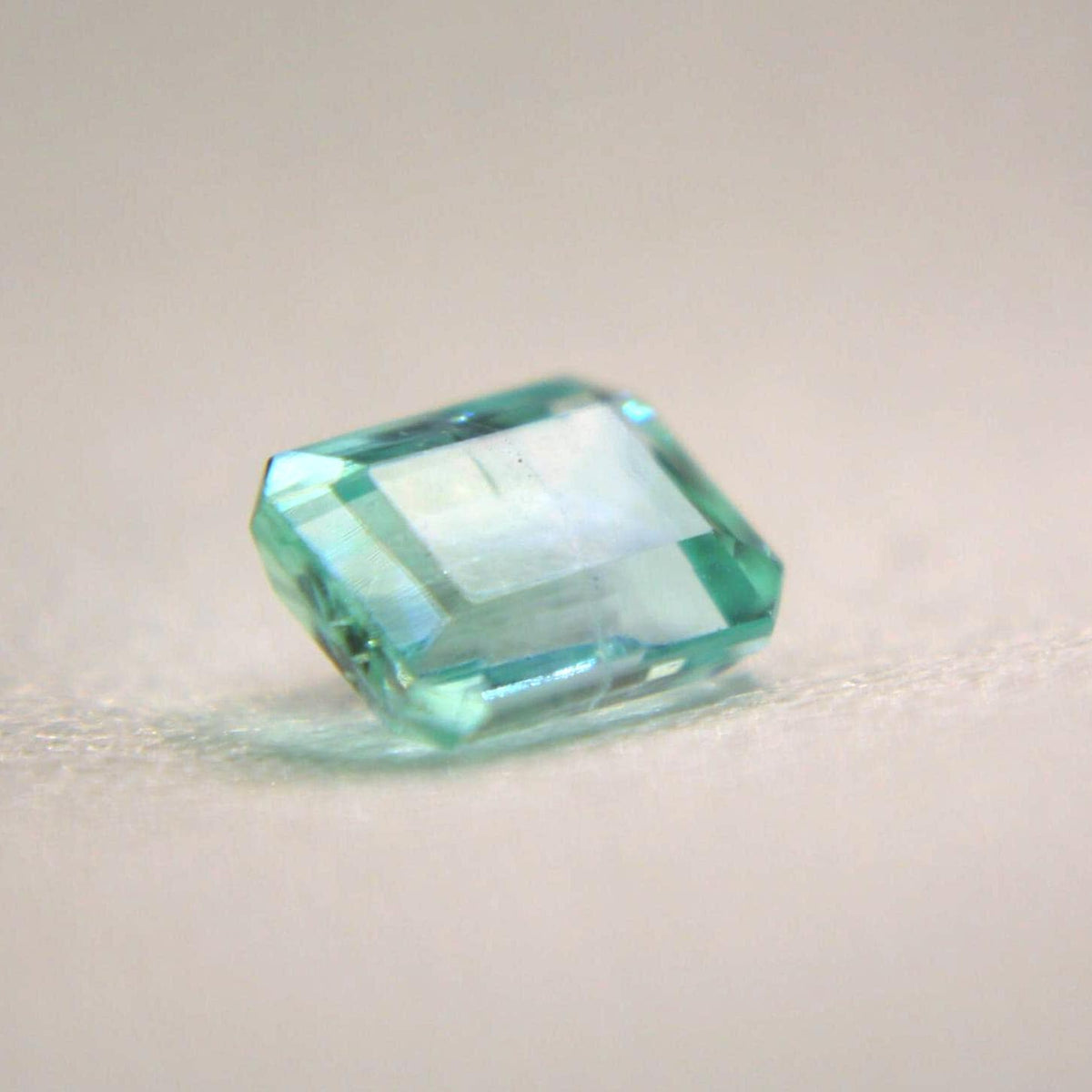 Natural Emerald Gemstone | 1.05 Ct Emerald Cut Light Green (IGI Certified)