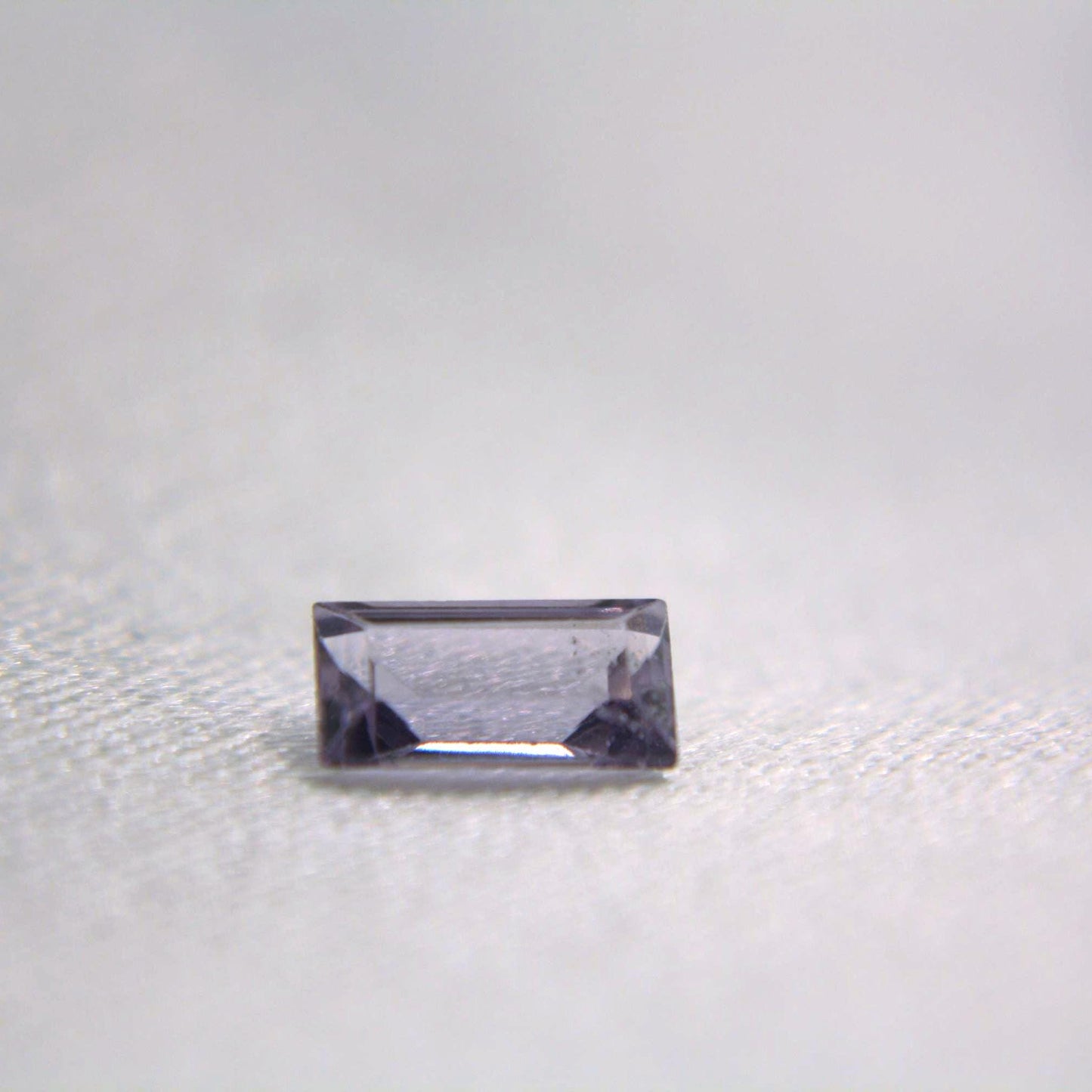 Light Purple Spinel Gemstone | Rectangular Step Cut, Untreated, IGI Certified