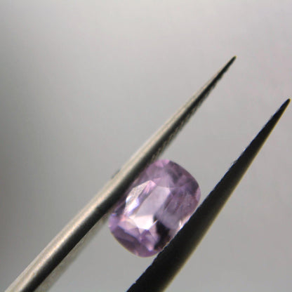 1.00 Ct Certified Purple Sapphire | Unheated Natural Sapphire | Cushion Cut Lavender Sapphire