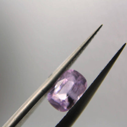 1.00 Ct Cushion Cut Unheated Purple Sapphire | IGI Certified Lavender Gemstone