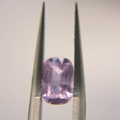 1.00 Ct Certified Purple Sapphire | Unheated Natural Sapphire | Cushion Cut Lavender Sapphire