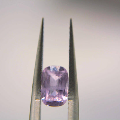 1.00 Ct Certified Purple Sapphire | Unheated Natural Sapphire | Cushion Cut Lavender Sapphire
