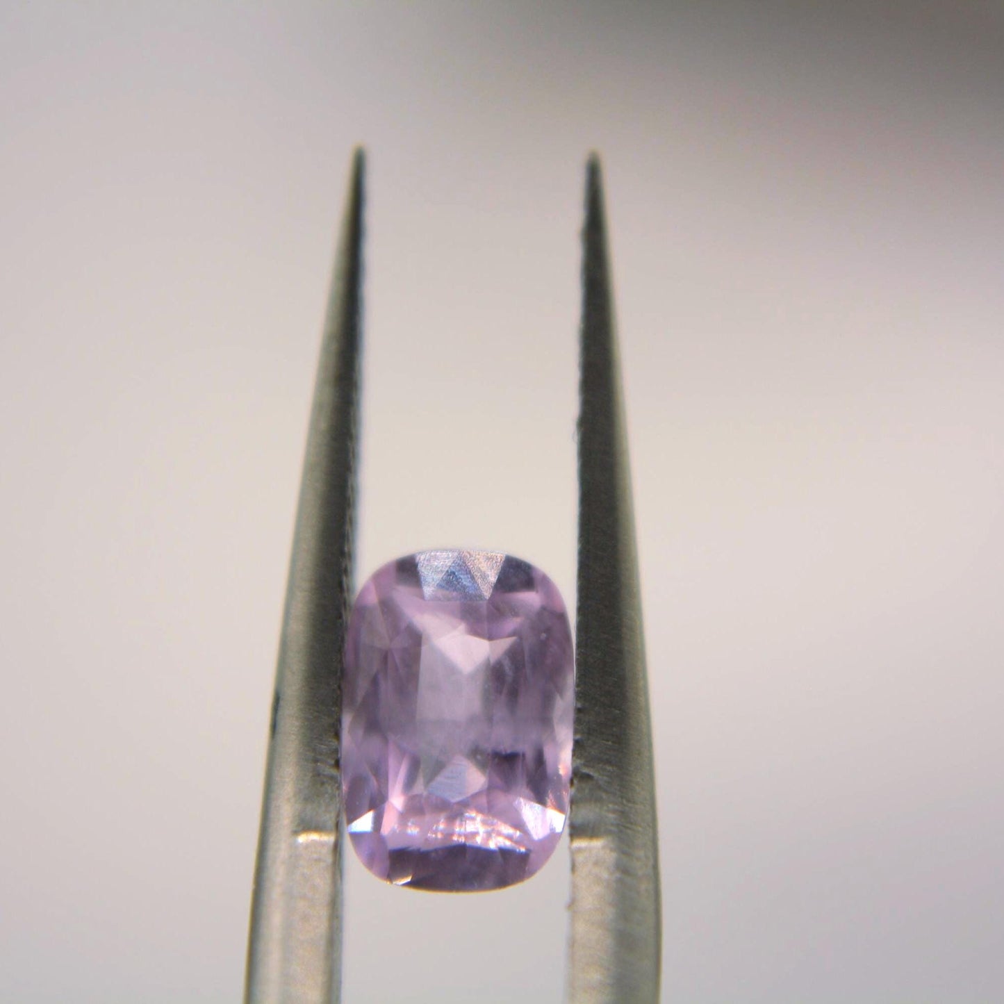 1.00 Ct Cushion Cut Unheated Purple Sapphire | IGI Certified Lavender Gemstone