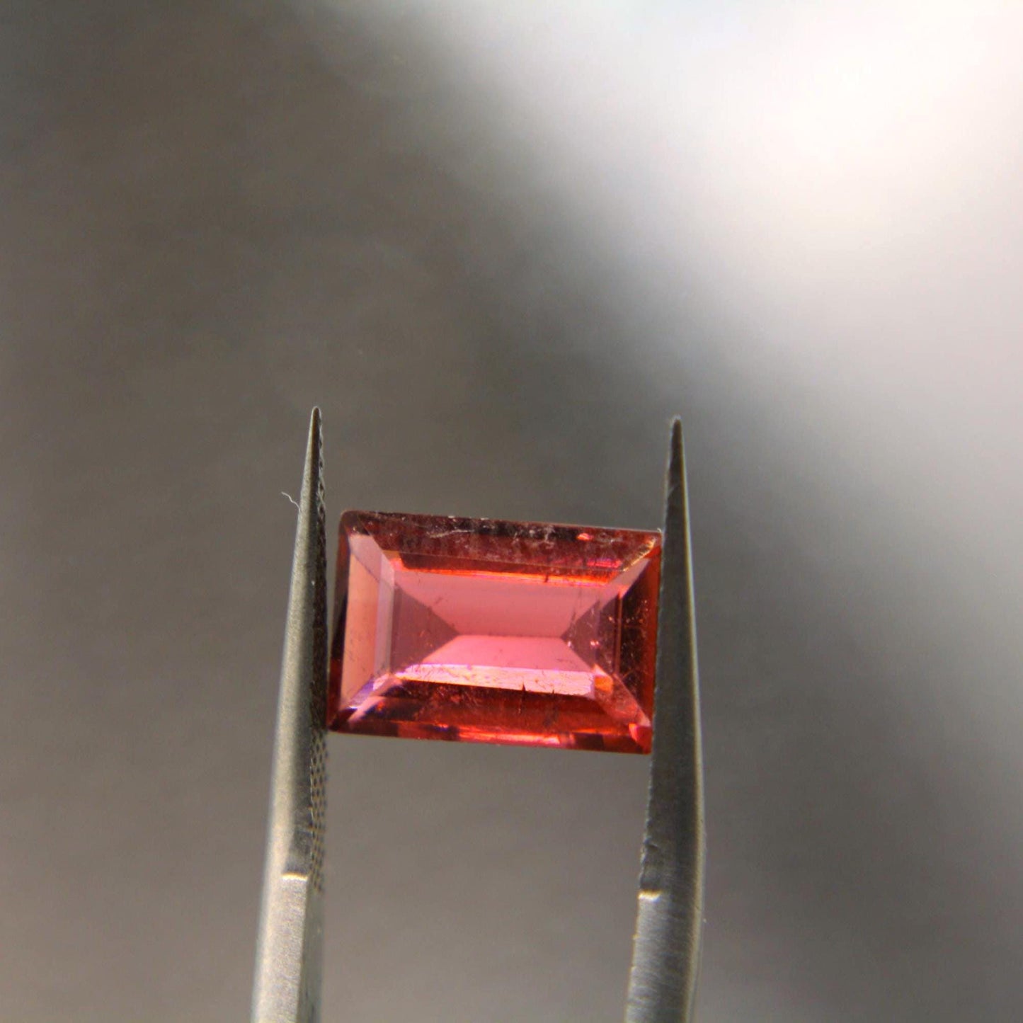2.91 Ct Pink Tourmaline | Certified Natural Rubellite Tourmaline | Emerald Cut Loose Gemstone | Vibrant Pink Tourmaline for Custom Jewelry