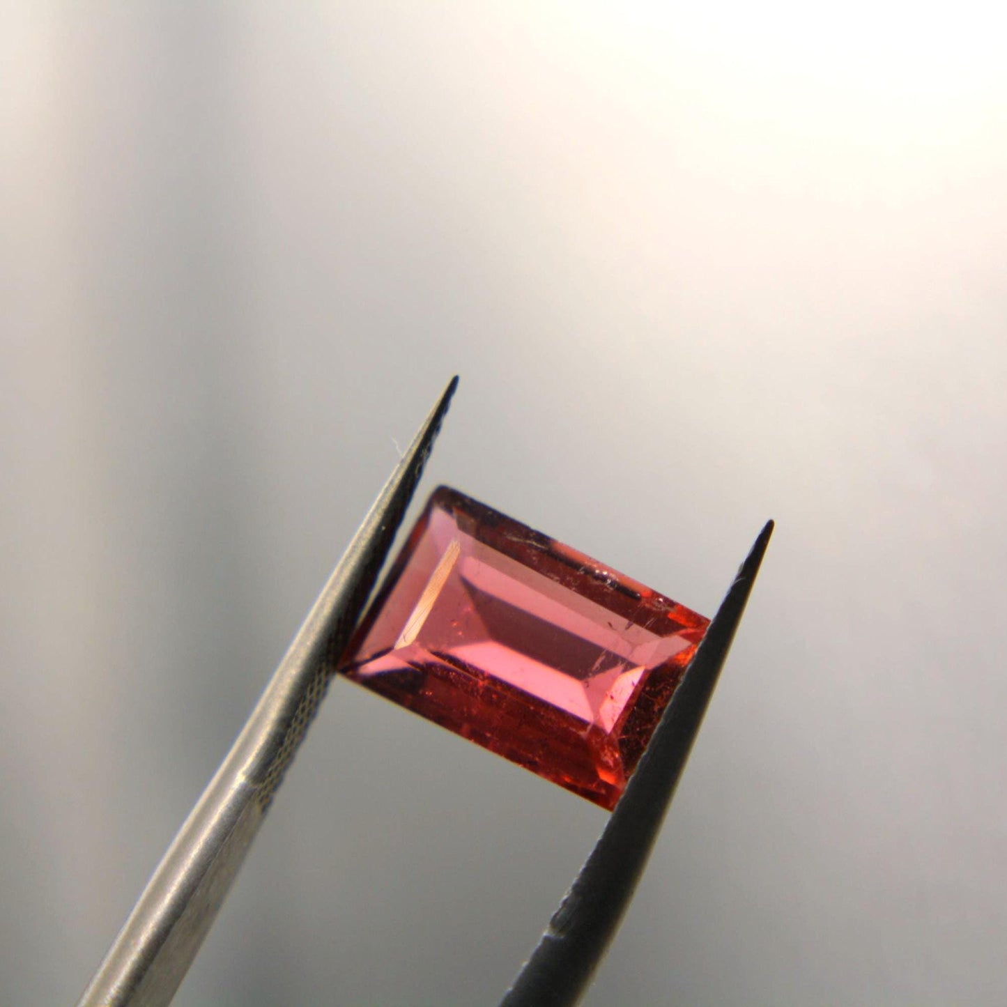 2.91 Ct Pink Tourmaline | Certified Natural Rubellite Tourmaline | Emerald Cut Loose Gemstone | Vibrant Pink Tourmaline for Custom Jewelry