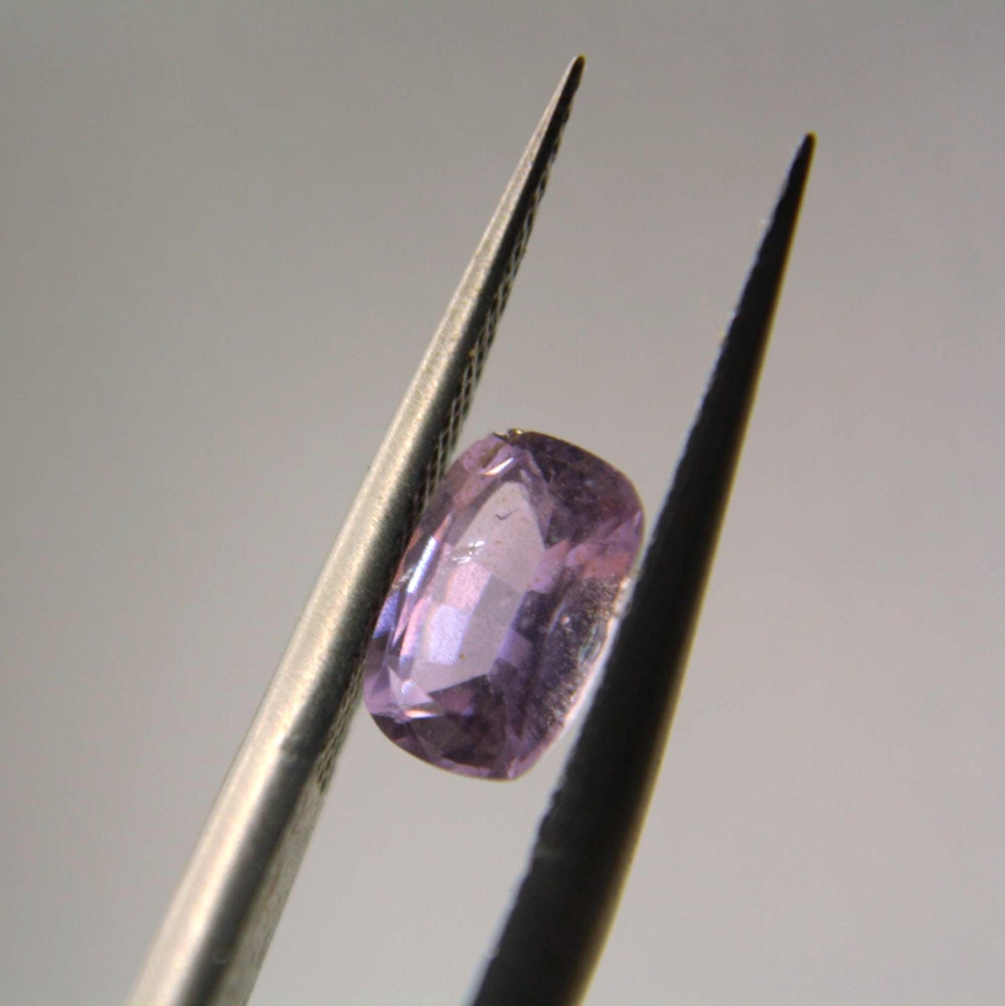 Natural Pinkish Purple Cushion Sapphire | Unheated 1.03 Ct Certified Loose Gemstone