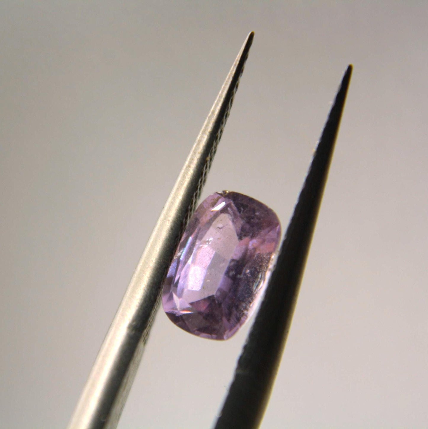 Natural Pinkish Purple Cushion Sapphire | Unheated 1.03 Ct Certified Loose Gemstone
