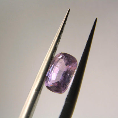 Natural Pinkish Purple Cushion Sapphire | Unheated 1.03 Ct Certified Loose Gemstone