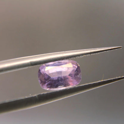 Natural Pinkish Purple Cushion Sapphire | Unheated 1.03 Ct Certified Loose Gemstone