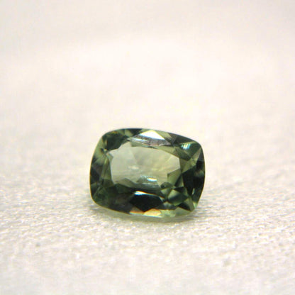 1.05 Ct Natural Montana Sapphire | Hand Mined & Faceted Teal Green Cushion Cut Loose Gemstone | Unheated Montana Sapphire | USA Mined