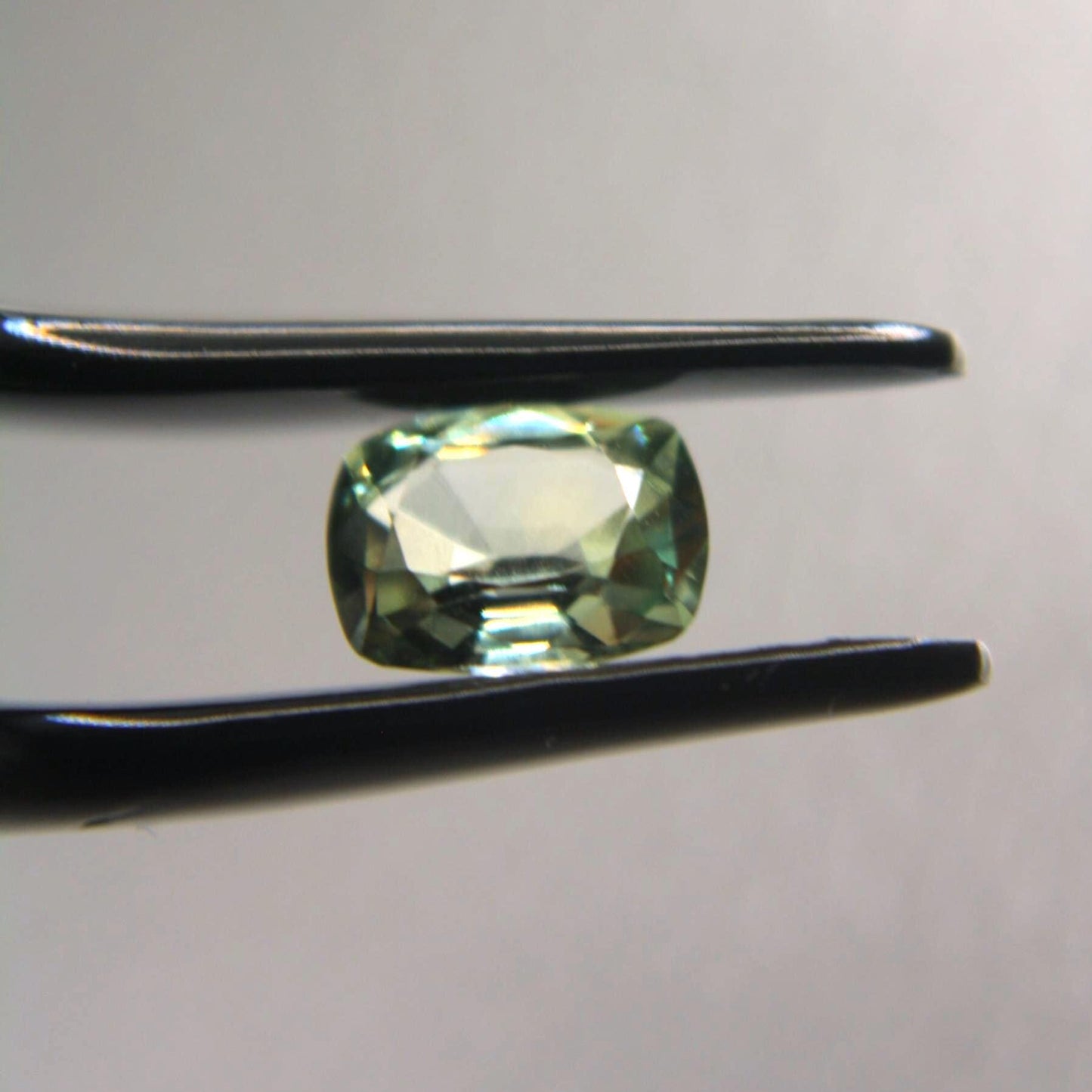 1.05 Ct Natural Montana Sapphire | Hand Mined & Faceted Teal Green Cushion Cut Loose Gemstone | Unheated Montana Sapphire | USA Mined