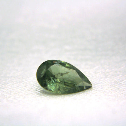 1.35 Ct Natural Montana Sapphire | Hand Mined Pear Cut Teal Green Loose Gemstone | Montana Mined Sapphire | September Birthstone