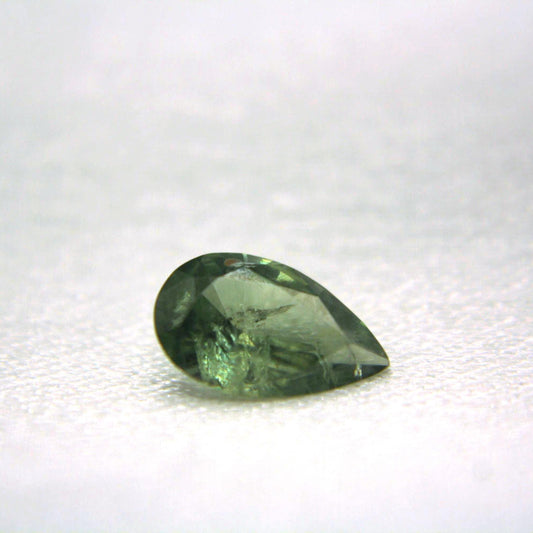 1.35 Ct Natural Montana Sapphire | Hand Mined Pear Cut Teal Green Loose Gemstone | Montana Mined Sapphire | September Birthstone