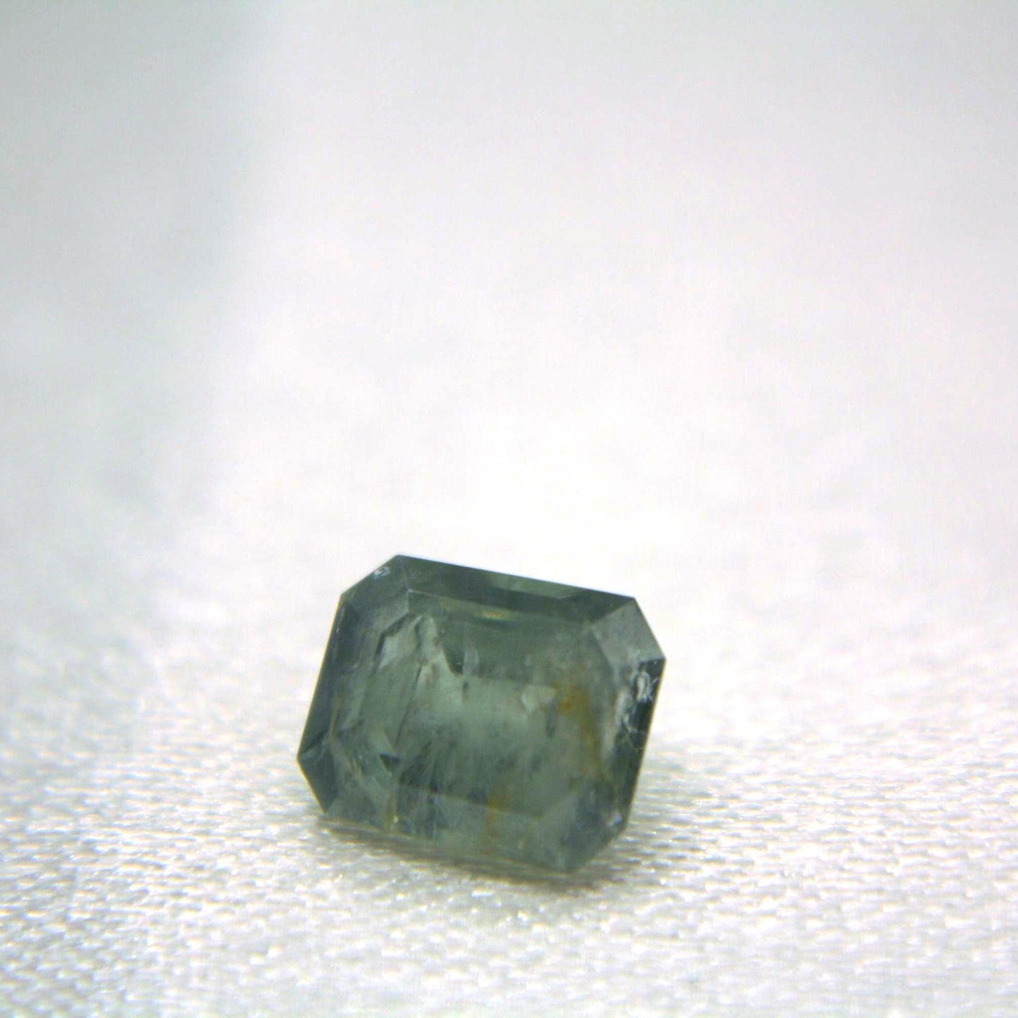 1.65 Ct Natural Montana Sapphire | Hand Mined Emerald Cut Light Blue Green Loose Gemstone | Montana Mined Sapphire | USA Gemstone