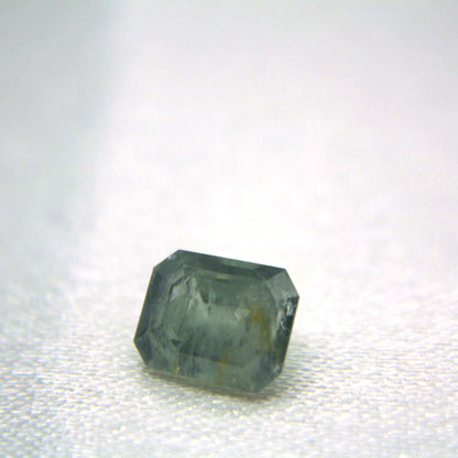 1.65 Ct Natural Montana Sapphire | Hand Mined Emerald Cut Light Blue Green Loose Gemstone | Montana Mined Sapphire | USA Gemstone