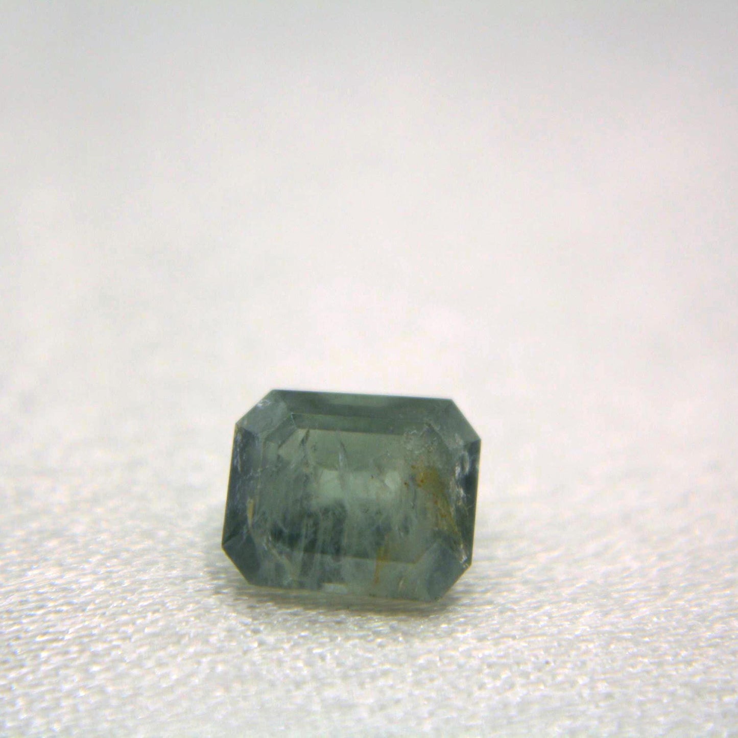 1.65 Ct Natural Montana Sapphire | Hand Mined Emerald Cut Light Blue Green Loose Gemstone | Montana Mined Sapphire | USA Gemstone