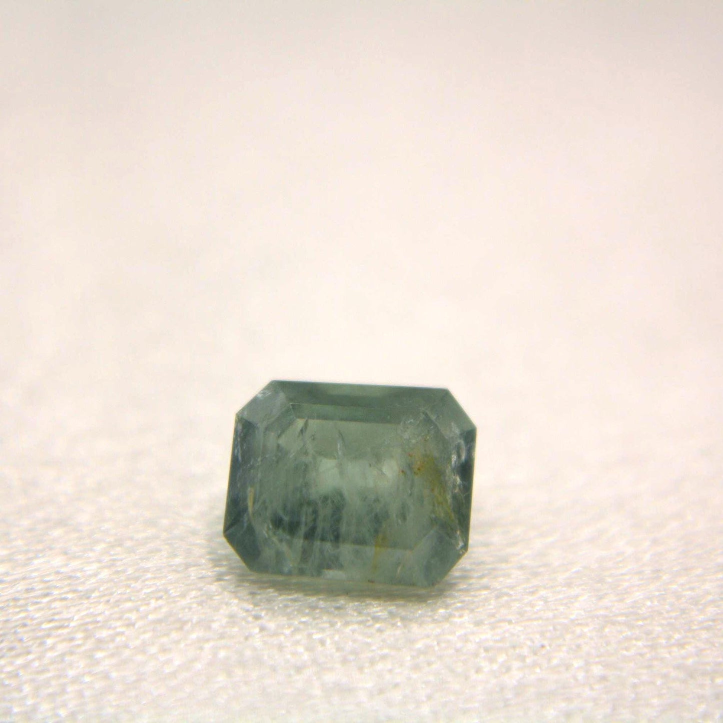 1.65 Ct Natural Montana Sapphire | Hand Mined Emerald Cut Light Blue Green Loose Gemstone | Montana Mined Sapphire | USA Gemstone