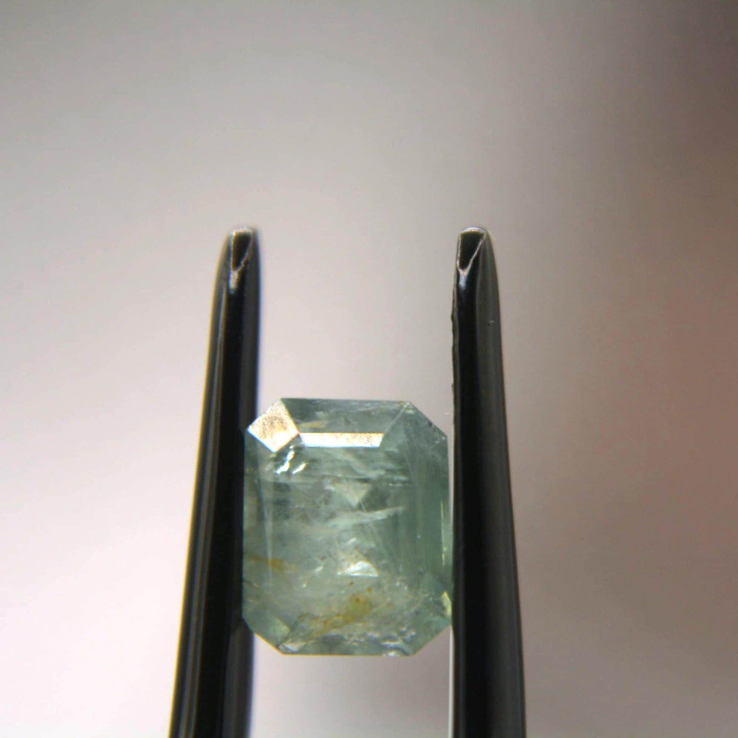 1.65 Ct Natural Montana Sapphire | Hand Mined Emerald Cut Light Blue Green Loose Gemstone | Montana Mined Sapphire | USA Gemstone